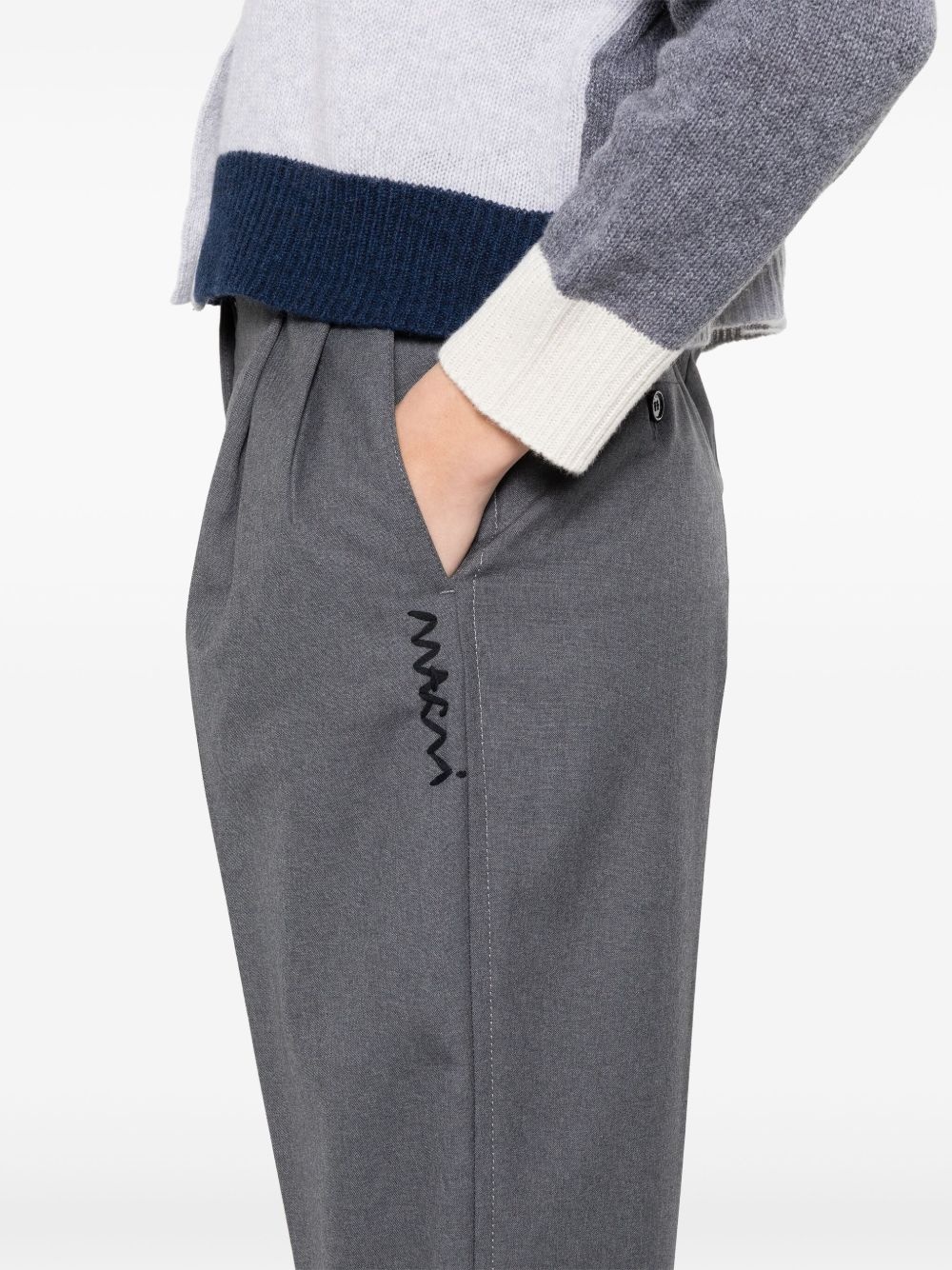 virgin wool trousers - 5