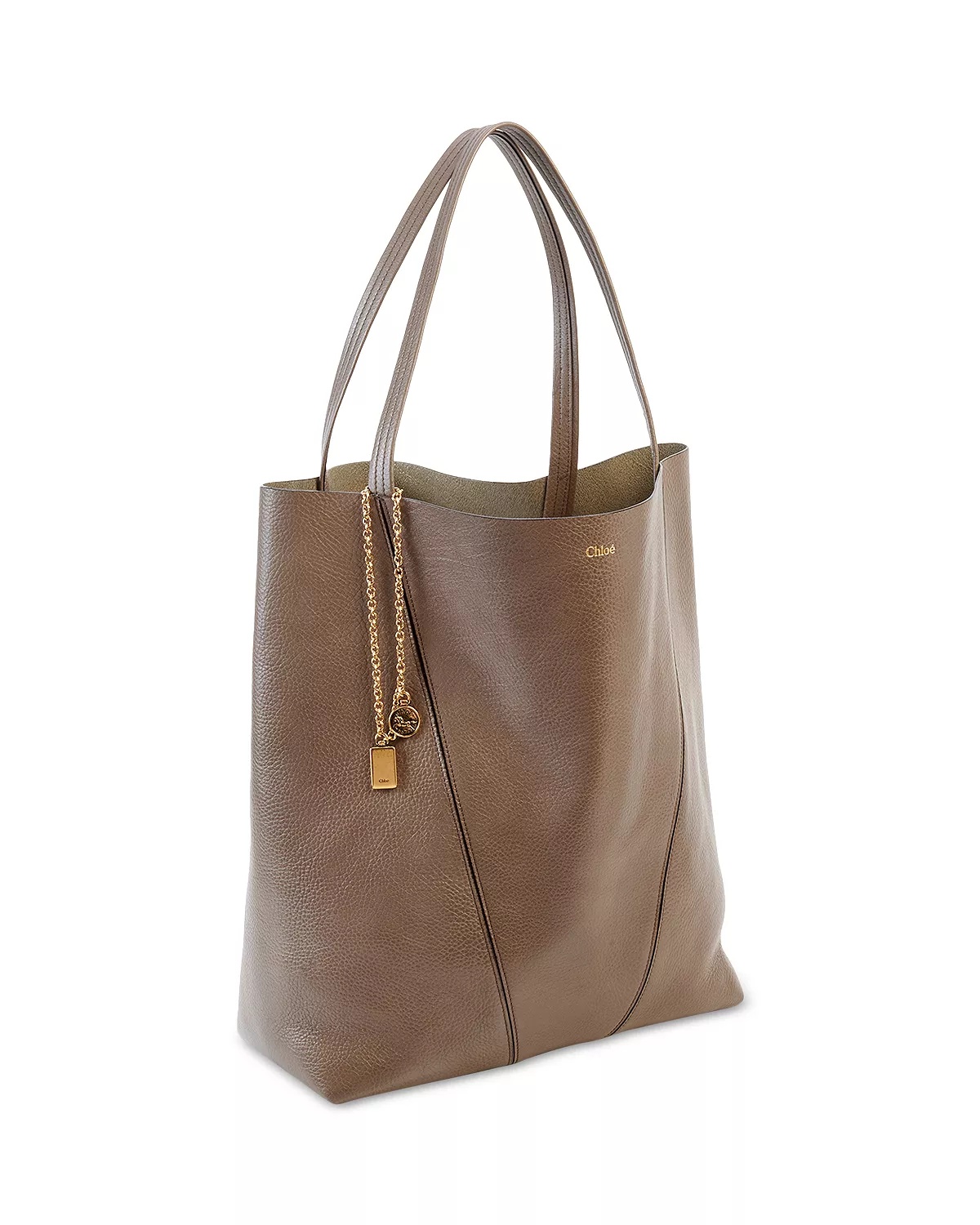 Leather Spin Large Tote - 4
