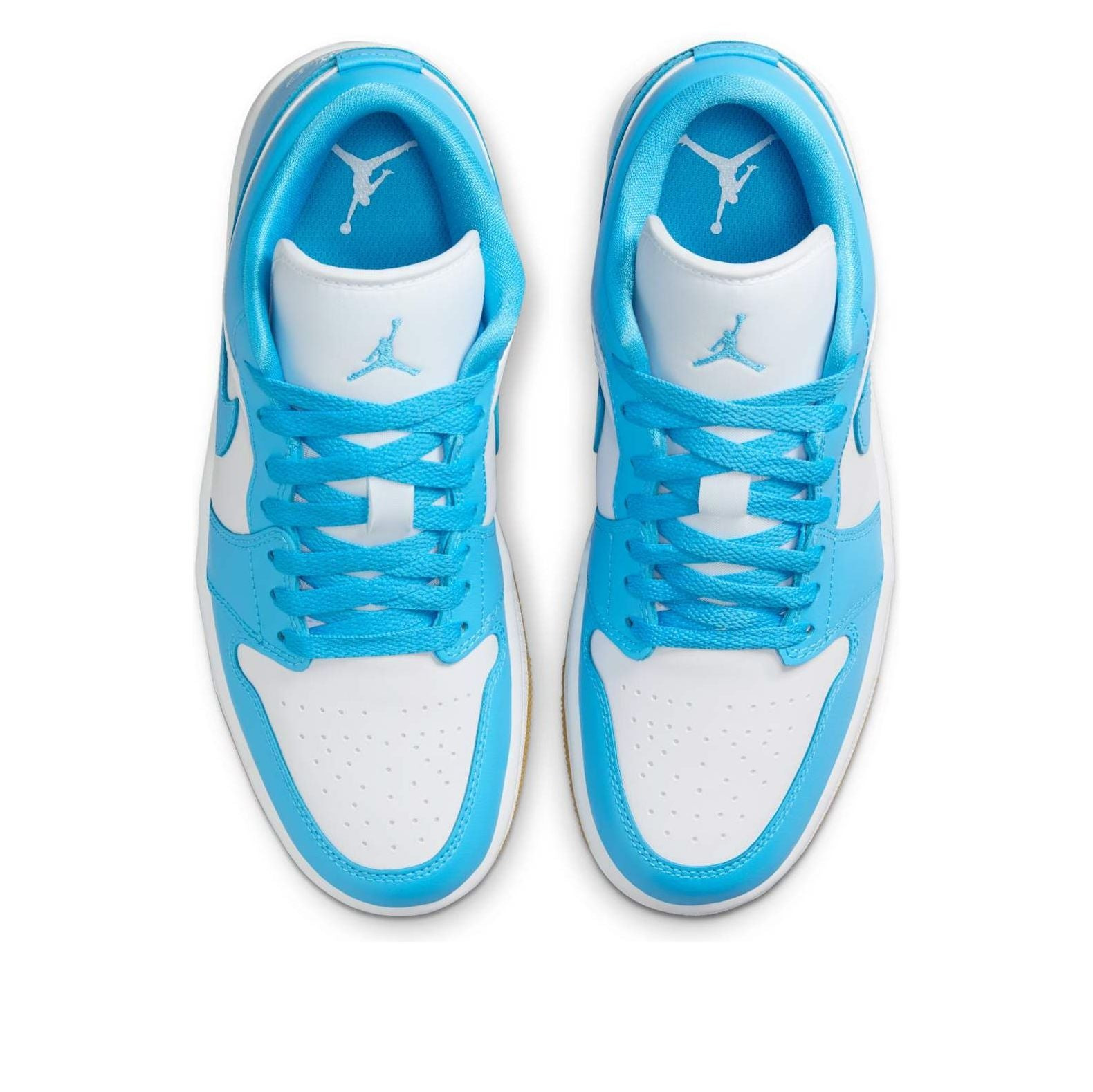 (WMNS) Air Jordan 1 Low 'White Dark Powder Blue' DC0774-104 - 4