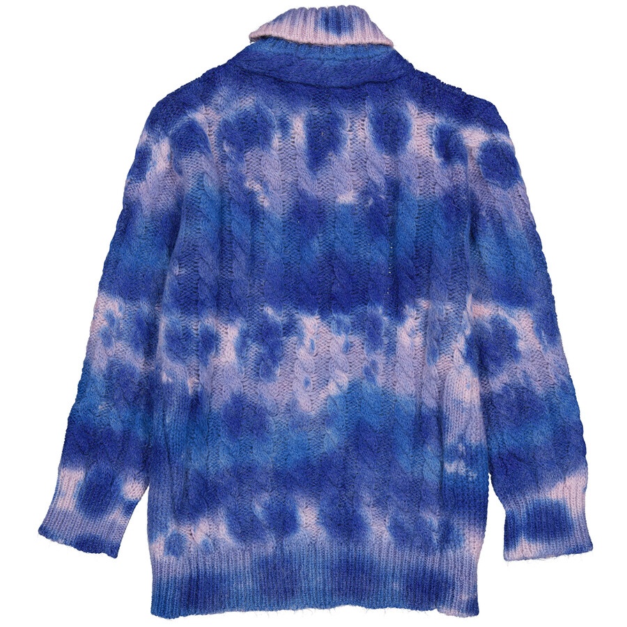 Moncler Ladies Cable Knit Tie-dye Jumper - 5