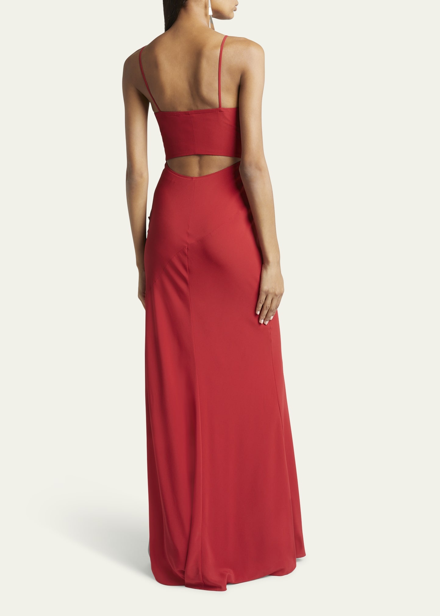 Isabel Marant Kapri Cowl-Neck Cutout Maxi Dress