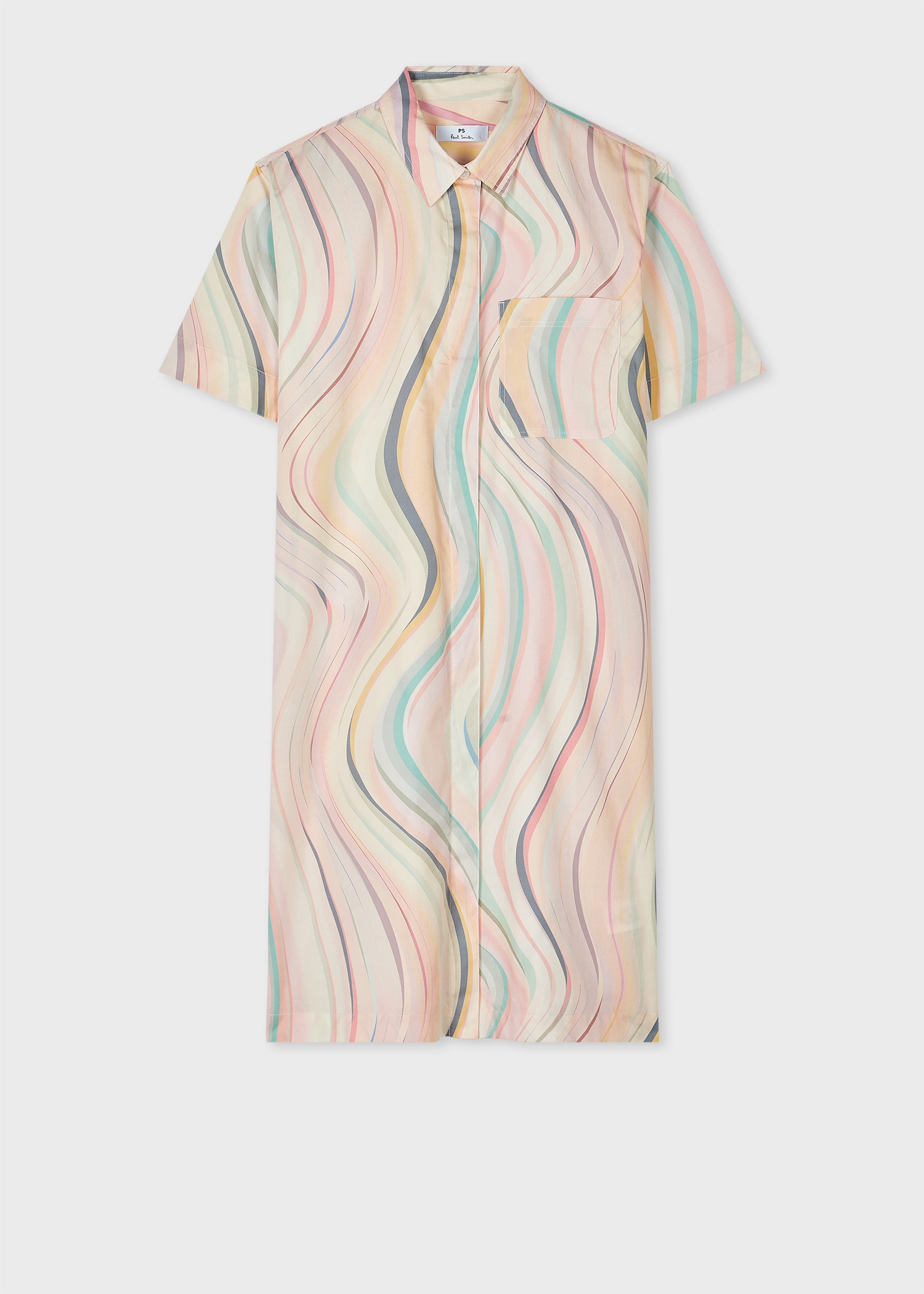 Women's 'Faded Swirl' Shirt Dress - 1