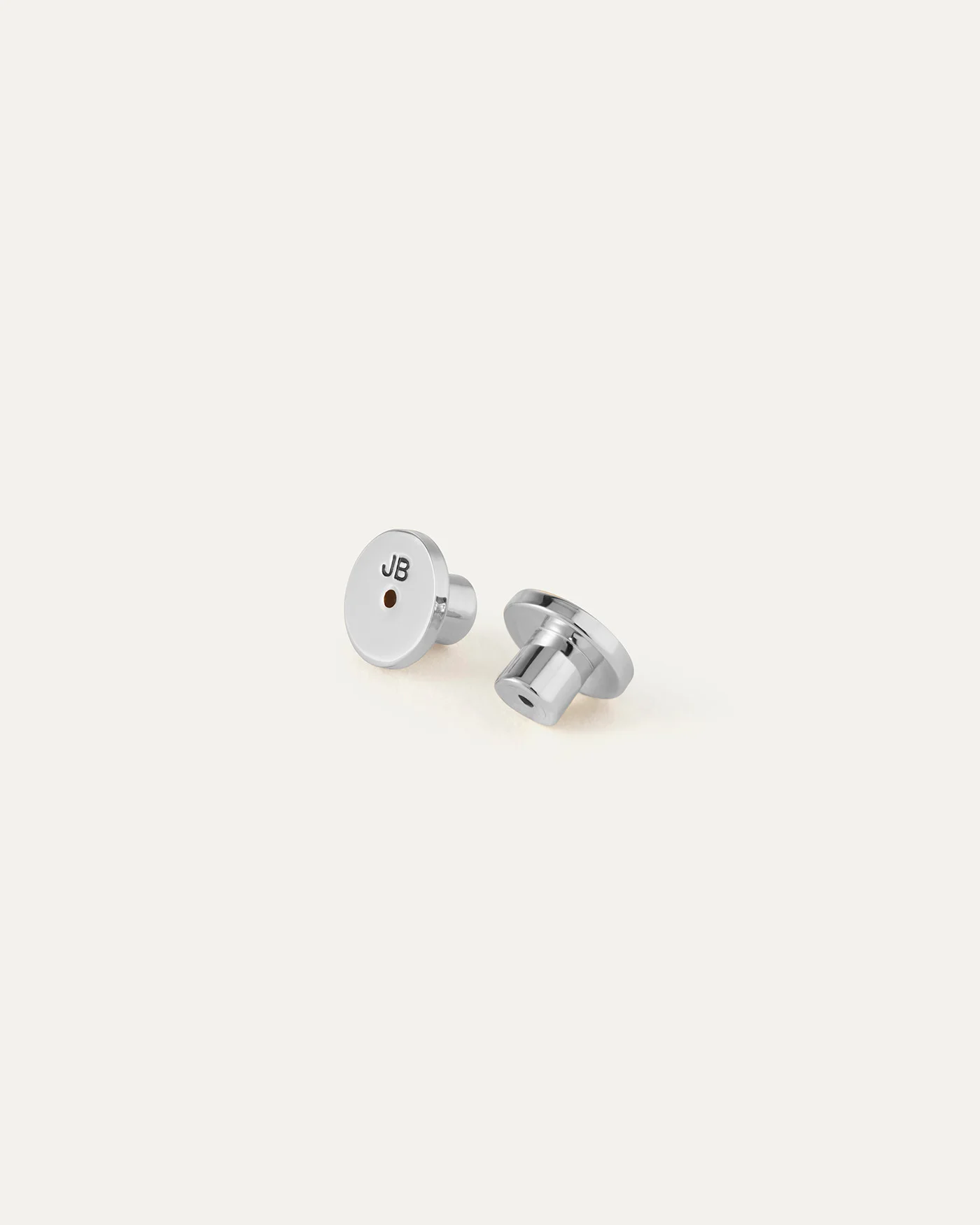 Flat Disc Earring Backs - 1