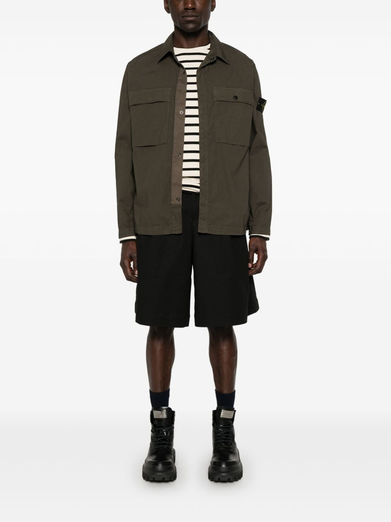 Stone Island Compass-badge overshirt outlook