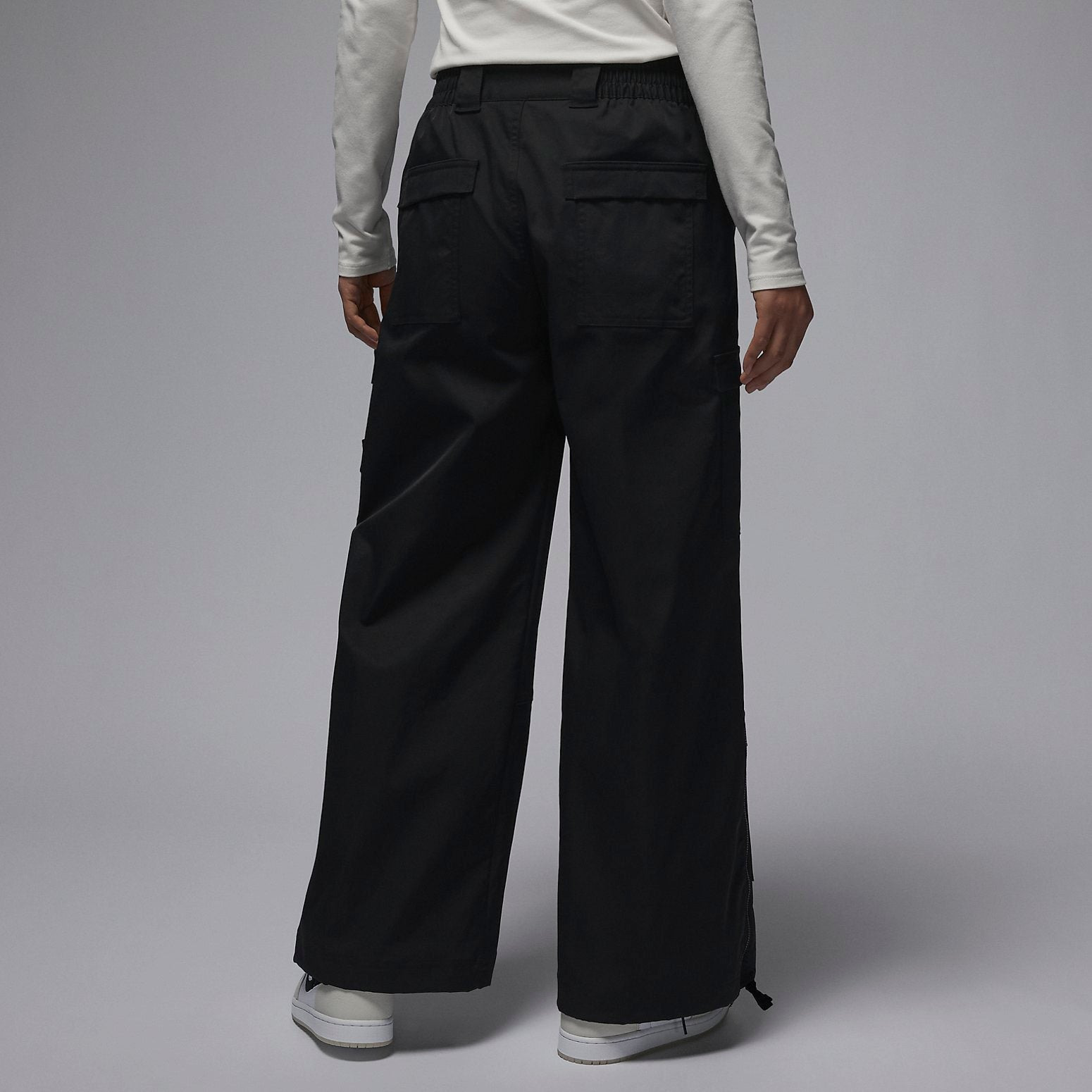 (WMNS) Air Jordan Women Heavy Weight Chicago Pants Asia Sizing 'Black' FD7216-010 - 6