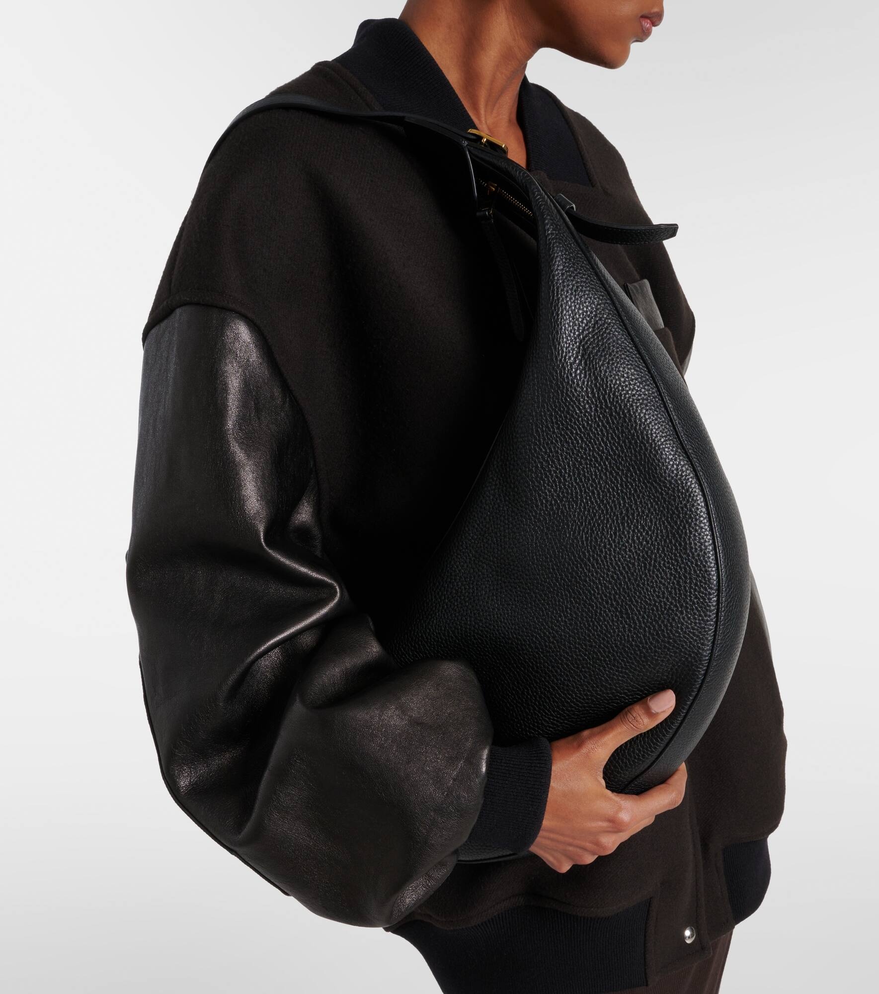 Augustina leather shoulder bag - 6
