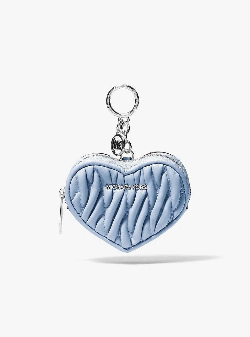 Jet Set Travel Matelassé Heart Coin Pouch - 1