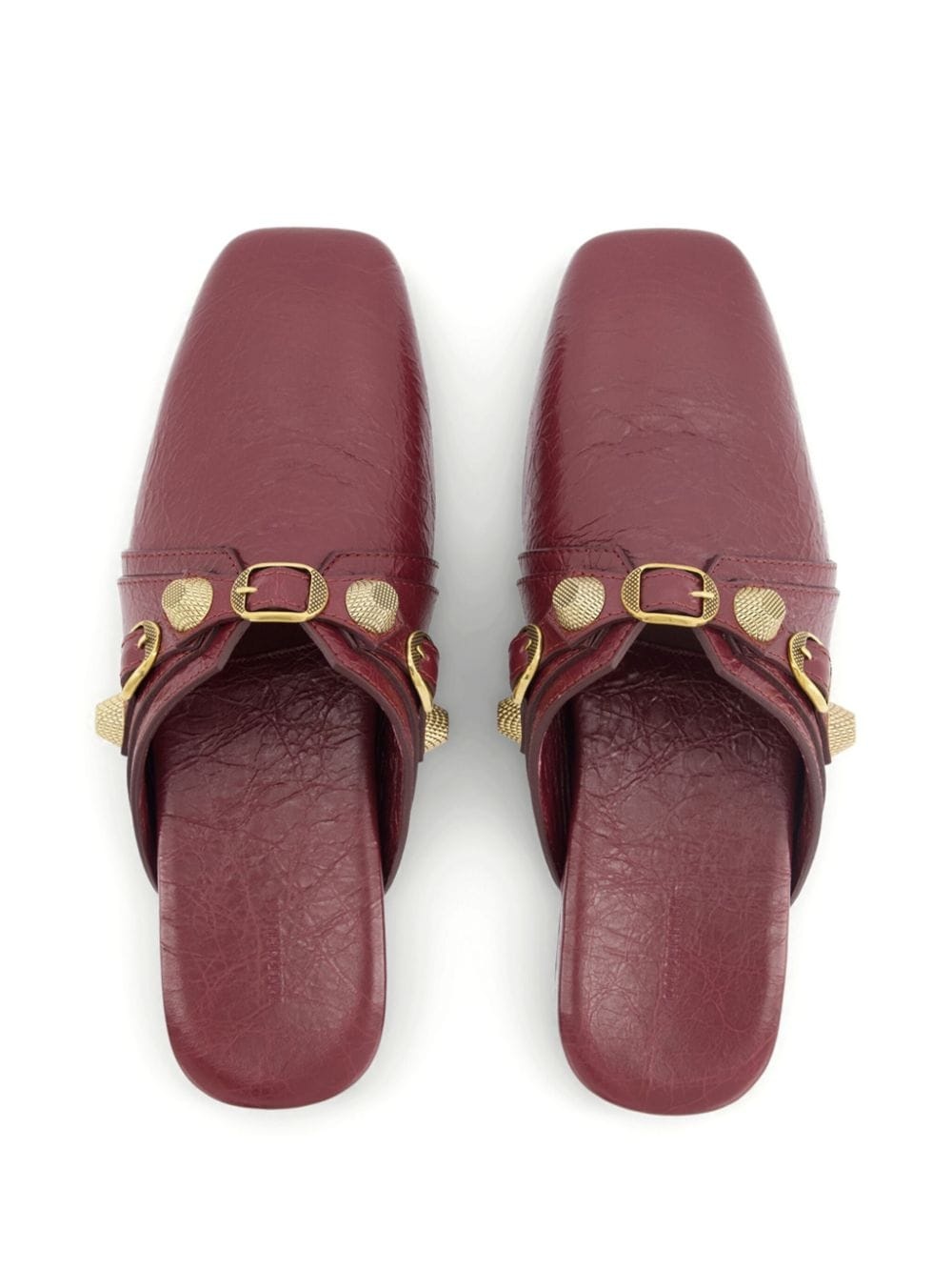 Cosy Cagole leather mules - 4