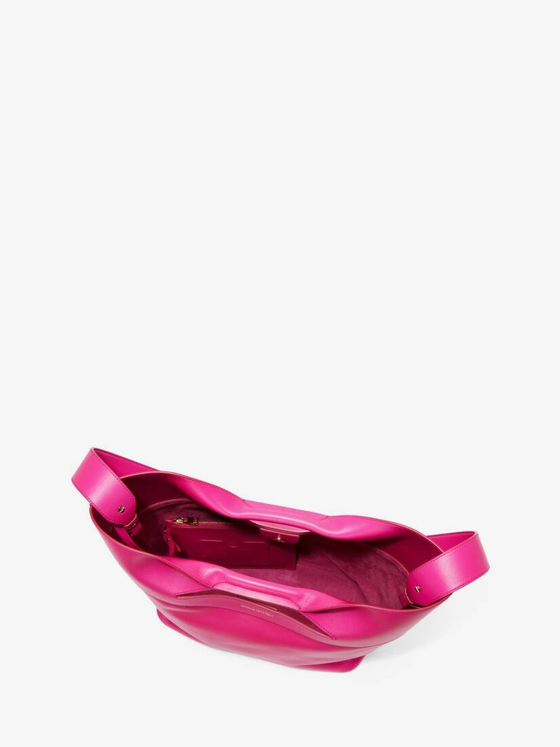 Alexander McQueen Women's The Bow Small in Fuchsia outlook