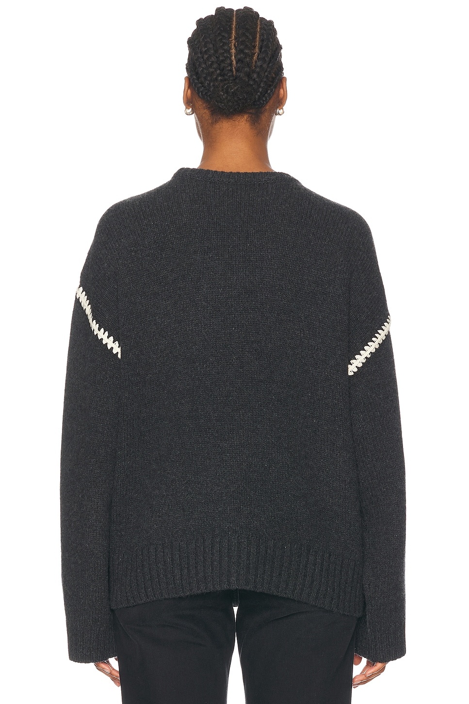 Embroiedered Wool Cashmere Sweater - 3