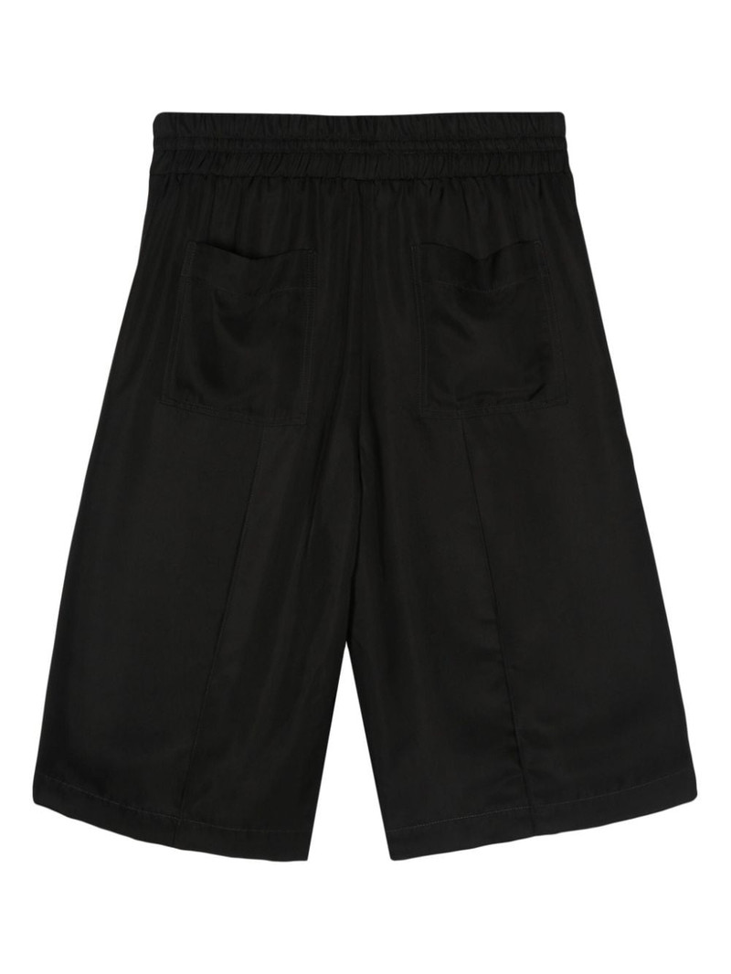 Jil Sander pressed-crease twill shorts outlook