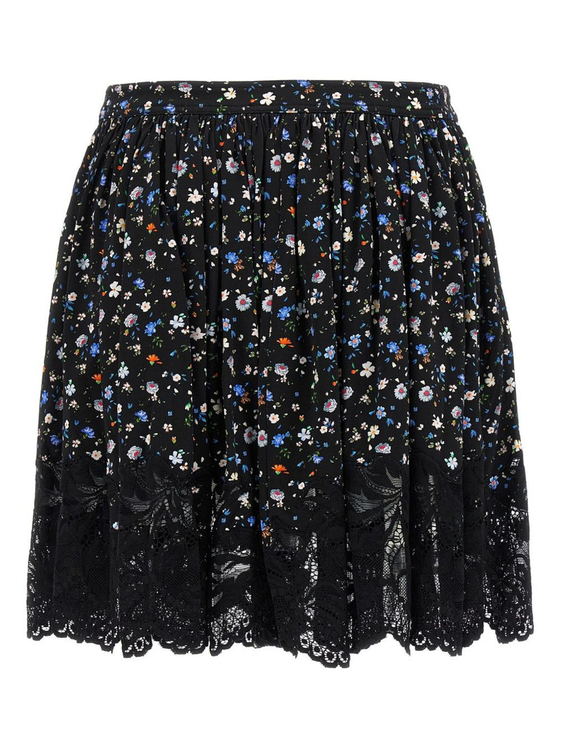 rabanne lace-embellished skirt outlook