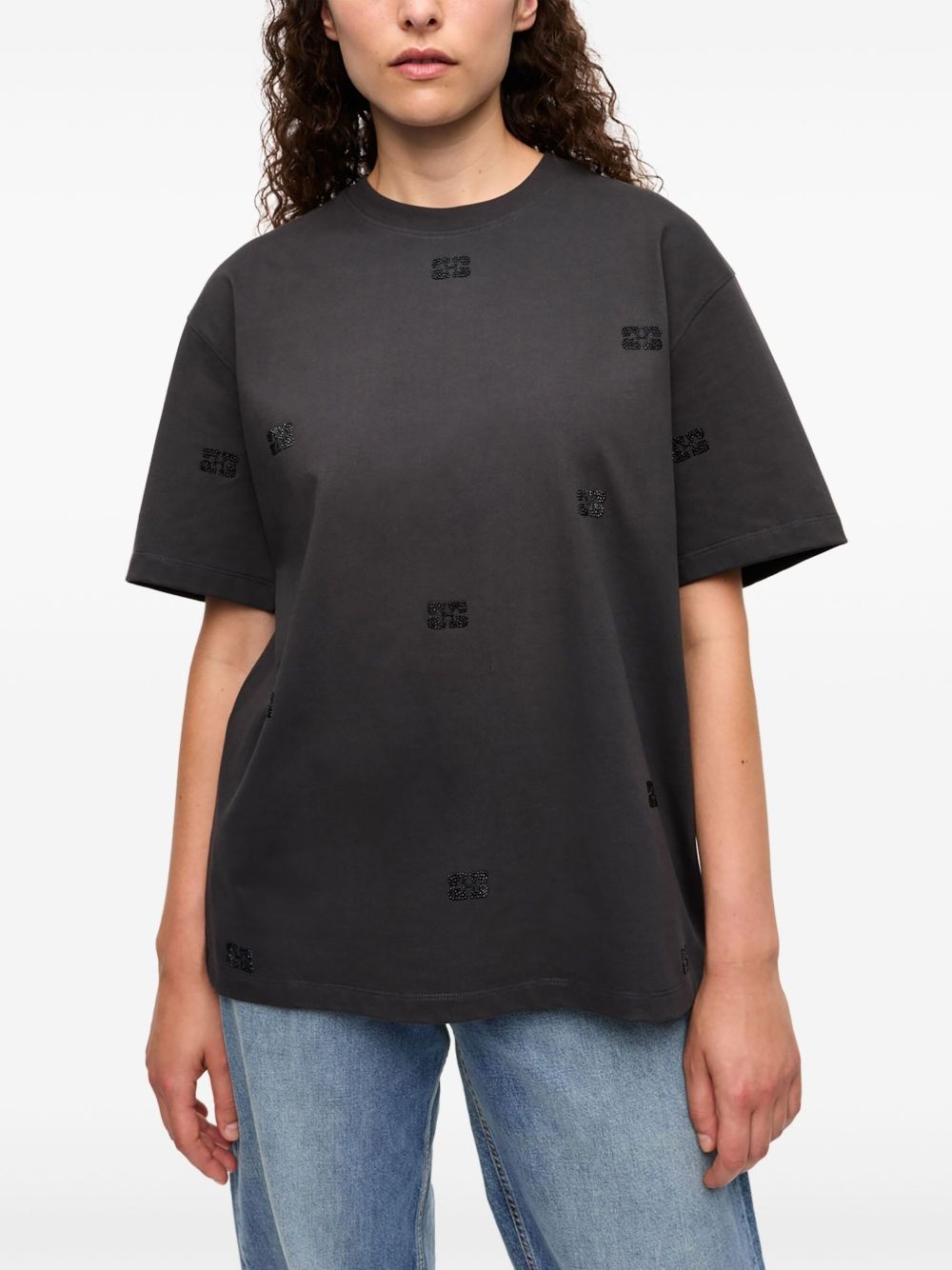 logo-embellished T-shirt - 3
