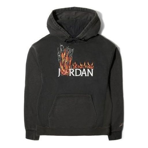 Cactus Jack by Travis Scott x Air Jordan MJ Fleece Hoodie 'Black' CK4042-010 - 1