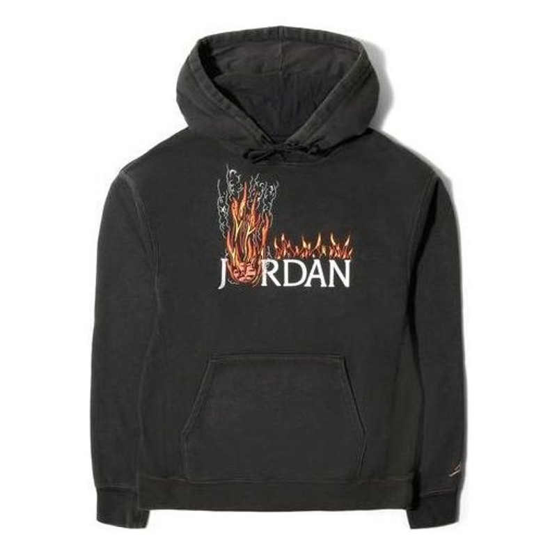 Cactus Jack by Travis Scott x Air Jordan MJ Fleece Hoodie 'Black' CK4042-010 - 1