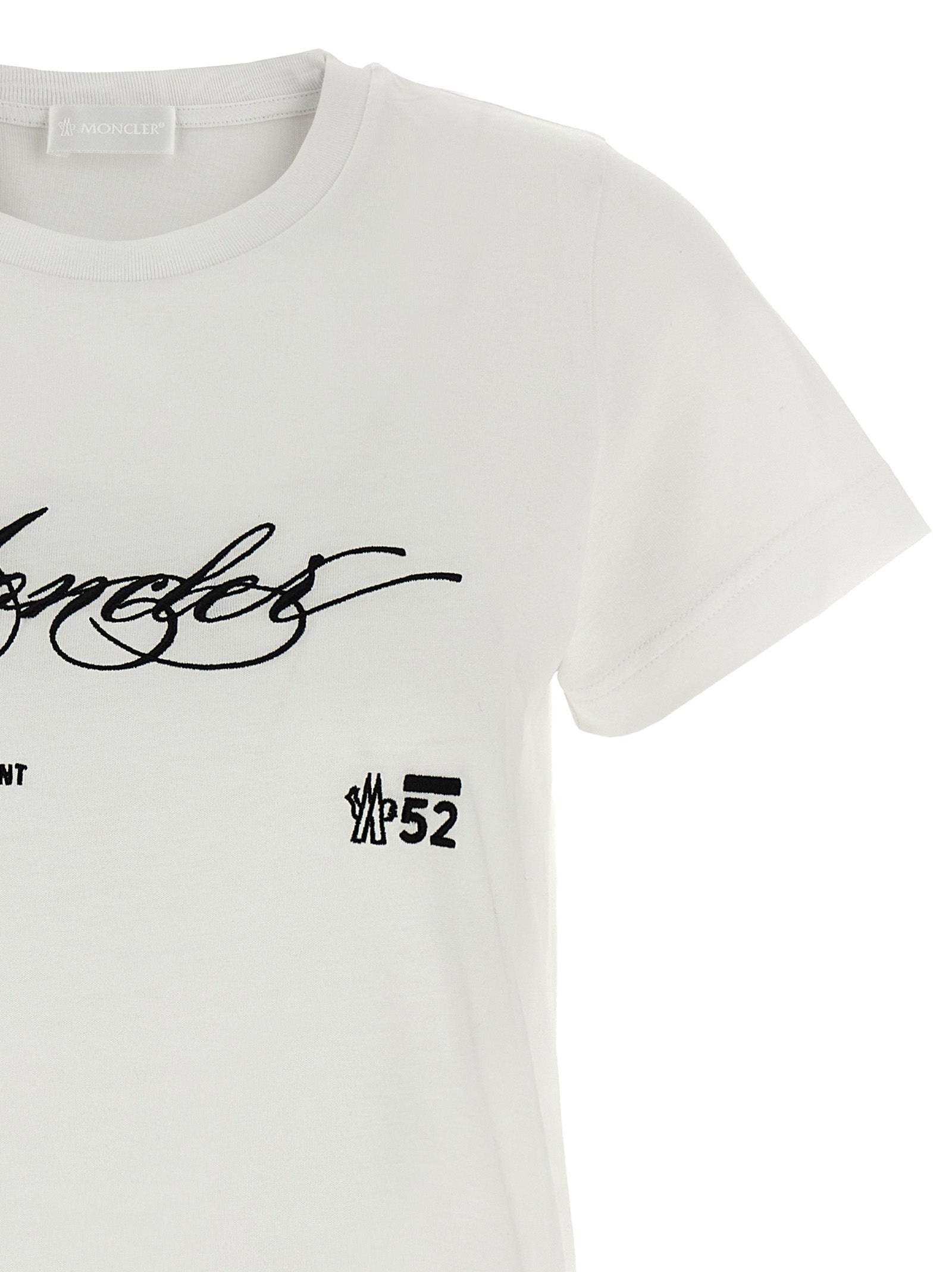 Embroidery T-Shirt White - 3