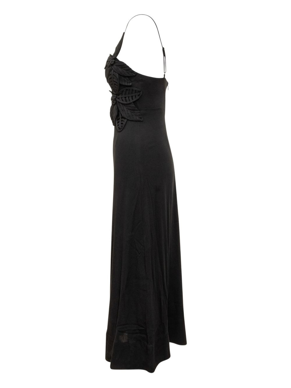 lace-embellished slip dress - 3