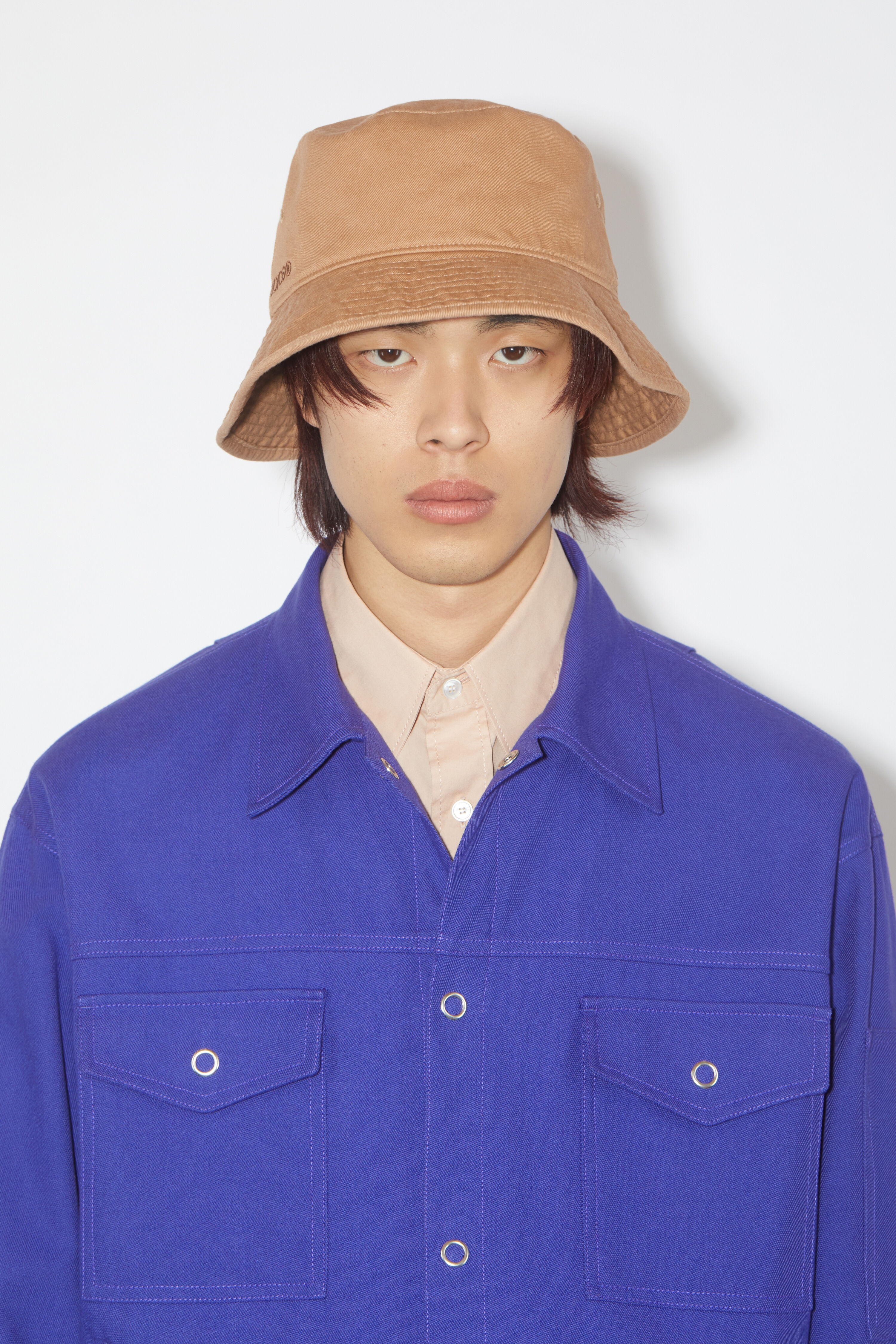 Twill bucket hat - Warm beige - 3
