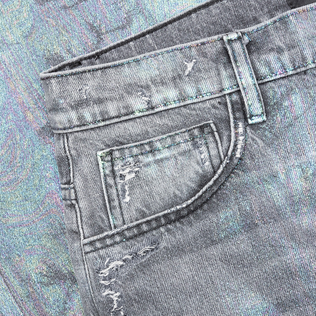 OIL SPILL BAGGY JEAN - CHARCOAL WASH - 3
