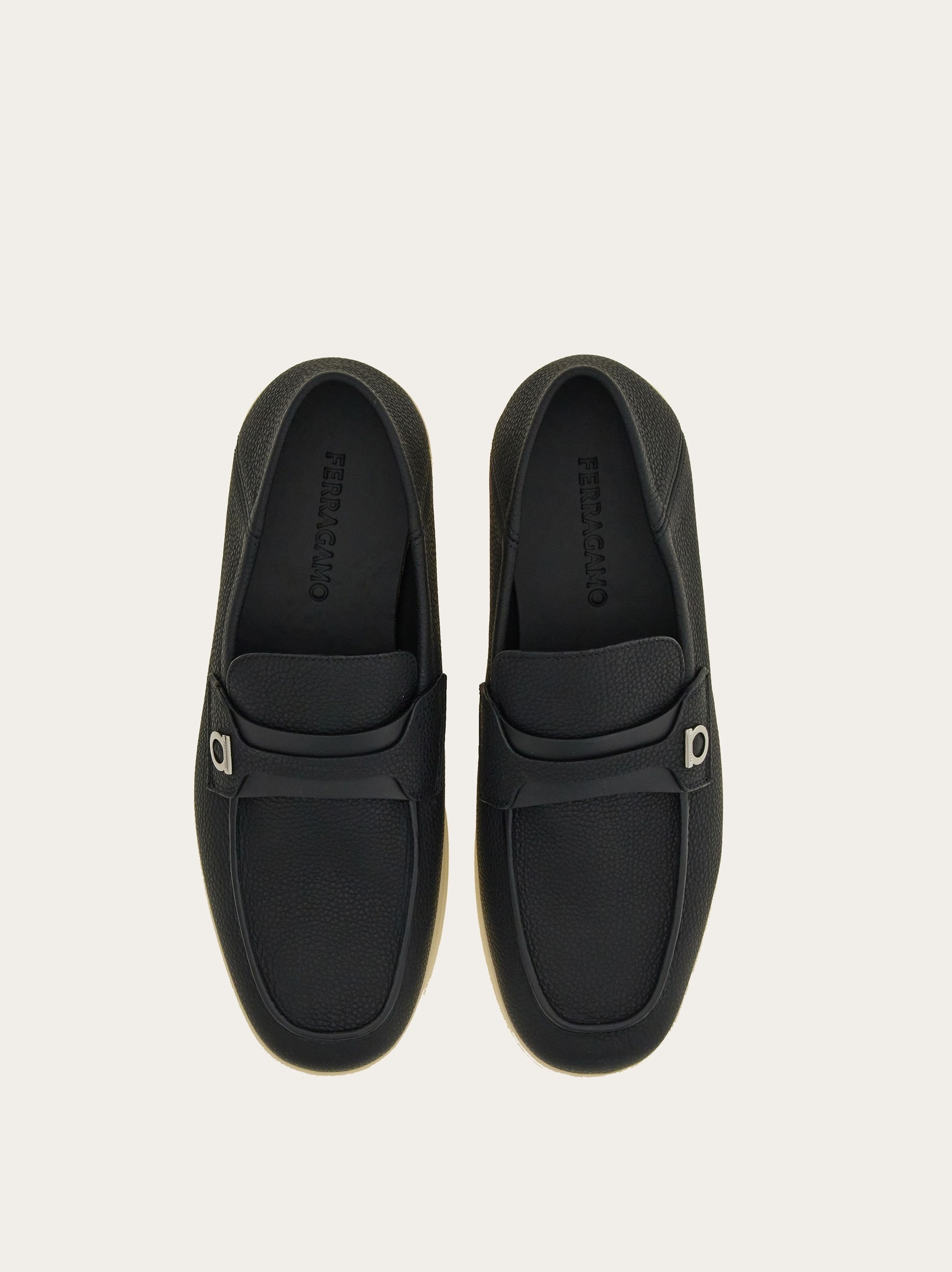 Deconstructed loafer with Gancini ornament - 2