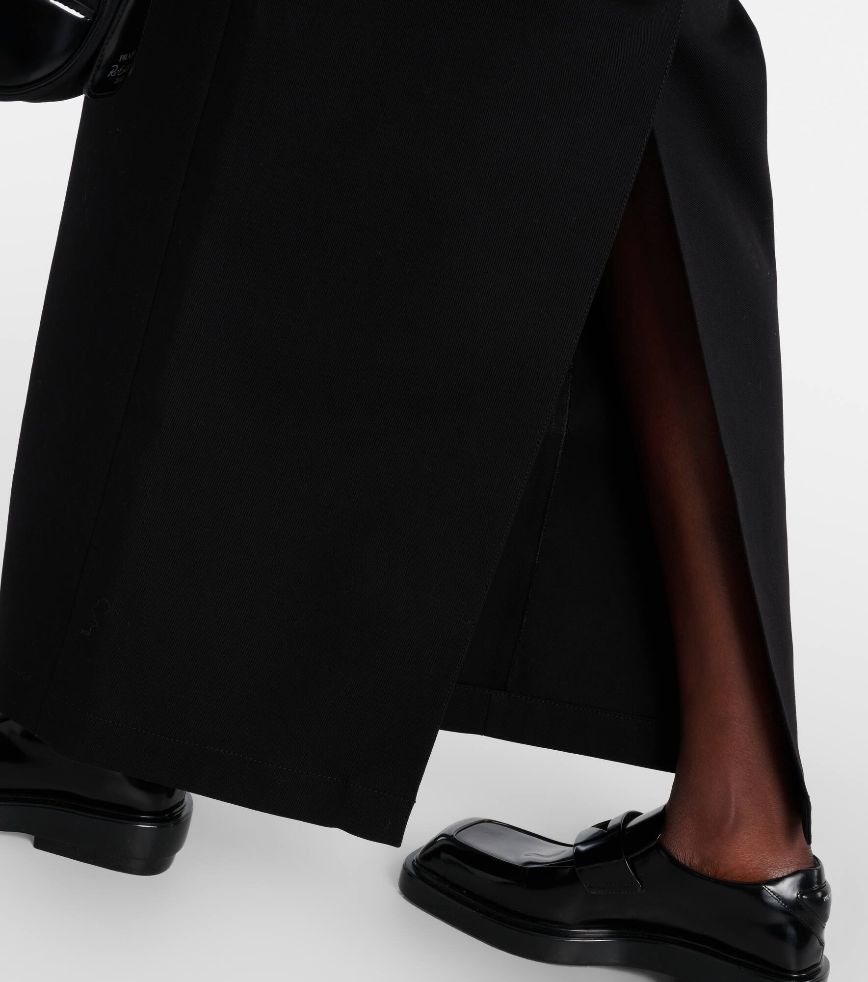 Drill cotton twill maxi skirt - 5