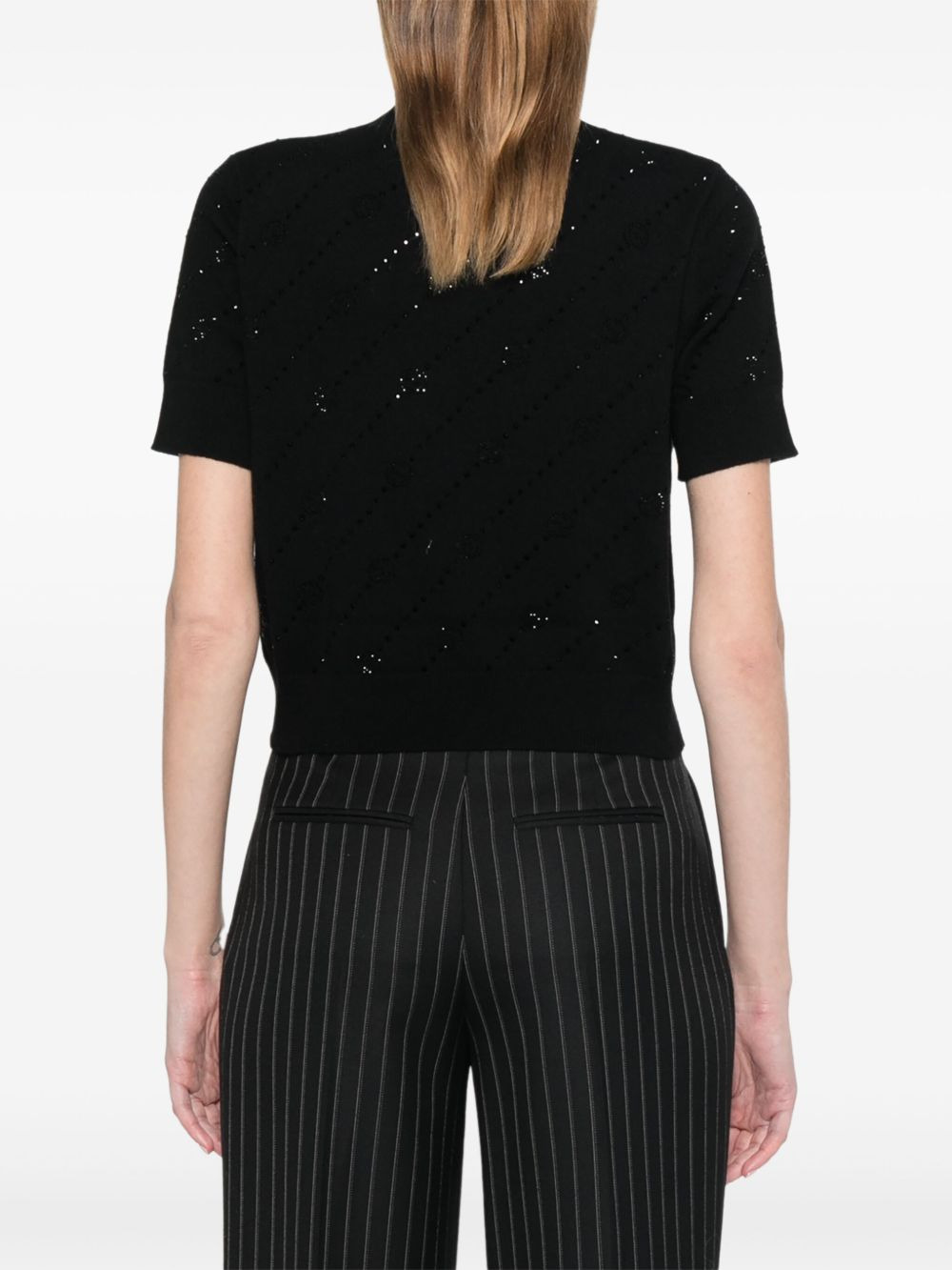 GG-interlocking cashmere jumper - 4