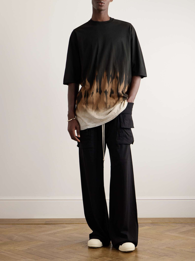 Rick Owens DRKSHDW Oversized Printed Cotton-Jersey T-Shirt outlook