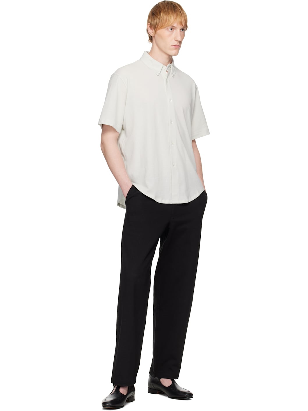 Off-White S/S Piqué Button Down Shirt - 4