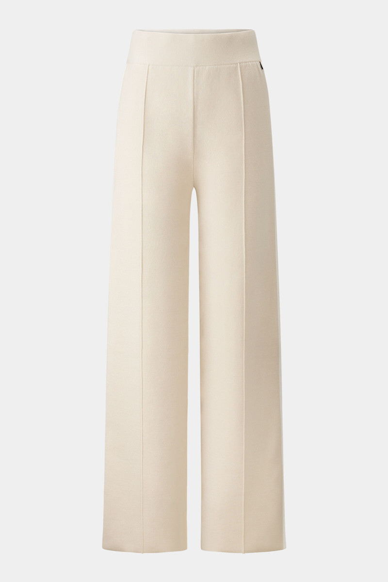 Irena Knitted Marlene pants in Cream 1