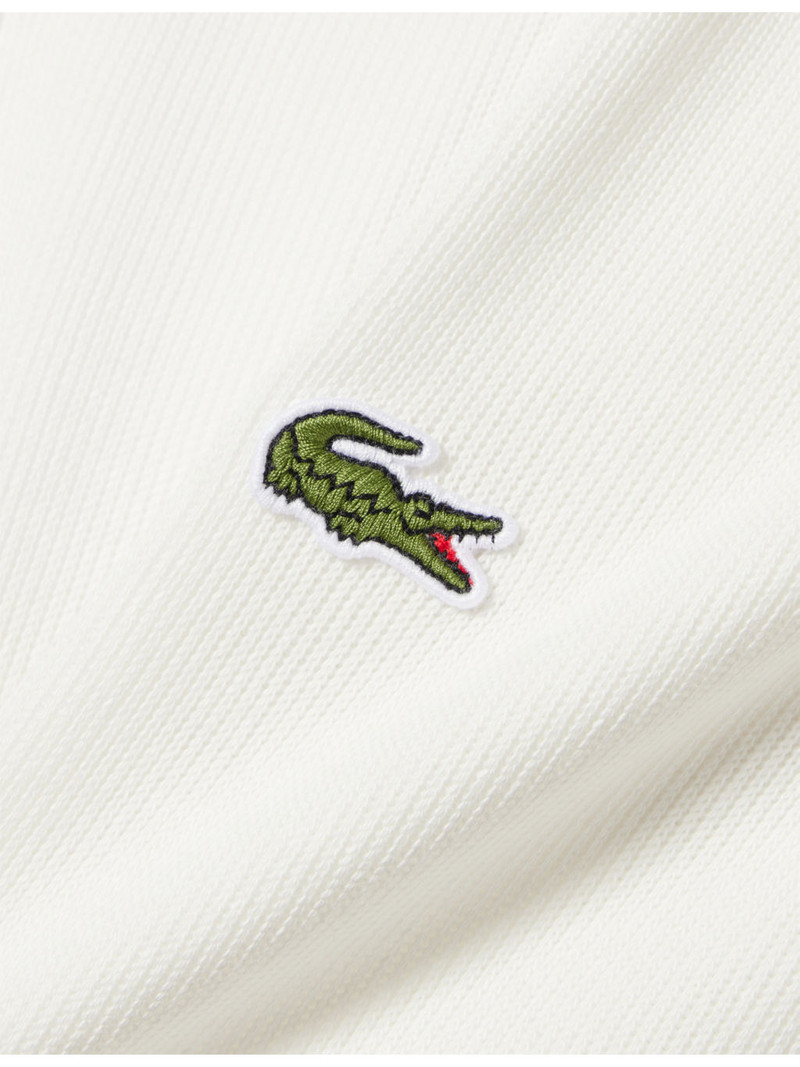 Embroidered-Logo Half-Zip Cotton-Knit Sweatshirt 6