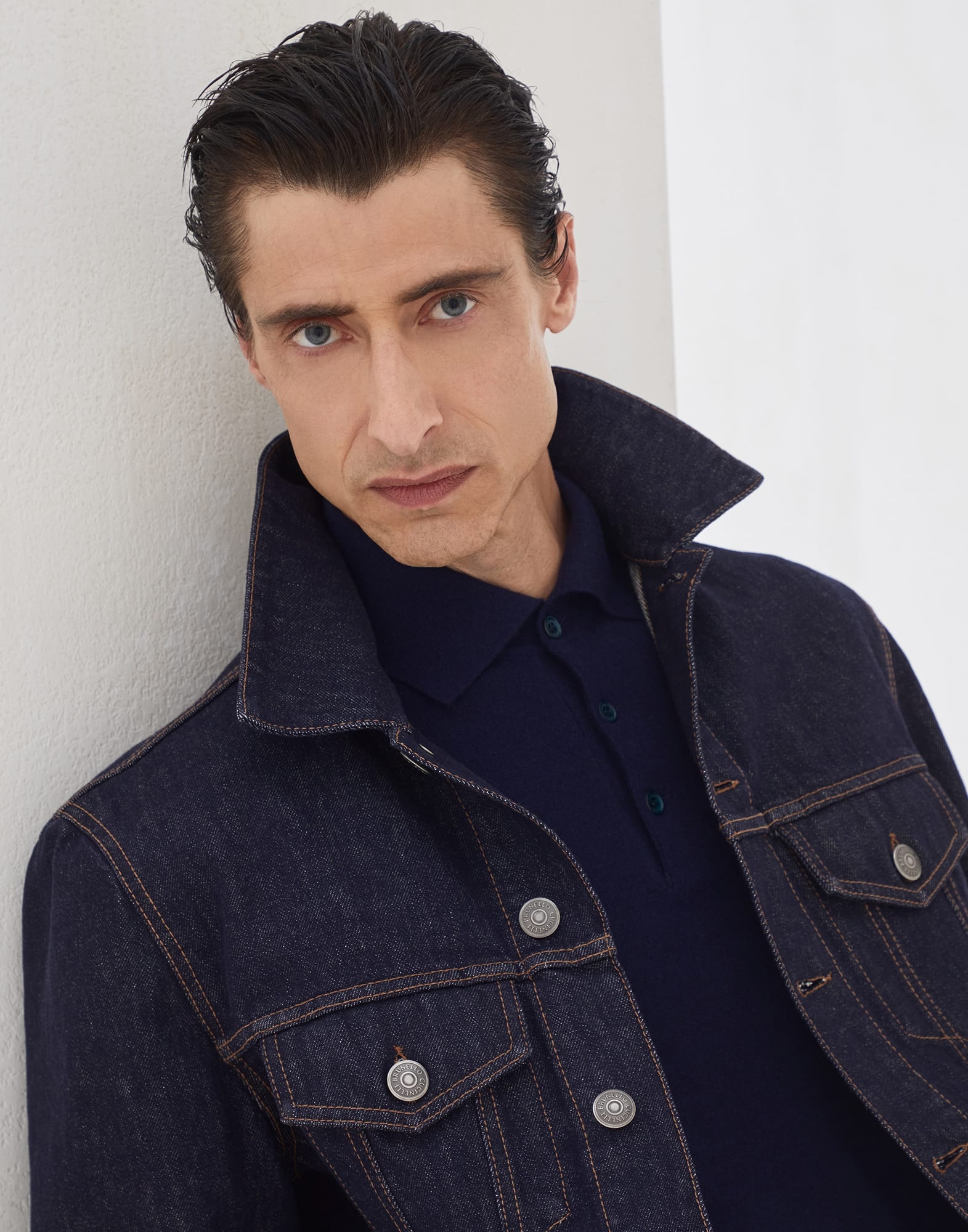 Cashmere polo-style sweater - 3