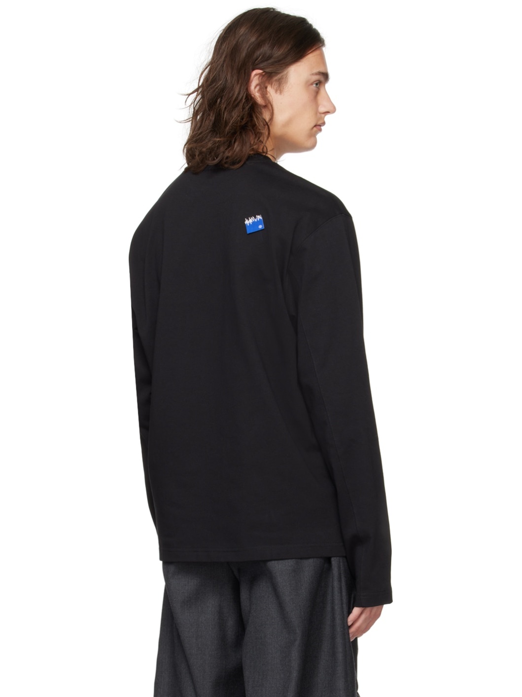 Black Patch Long Sleeve T-Shirt - 3