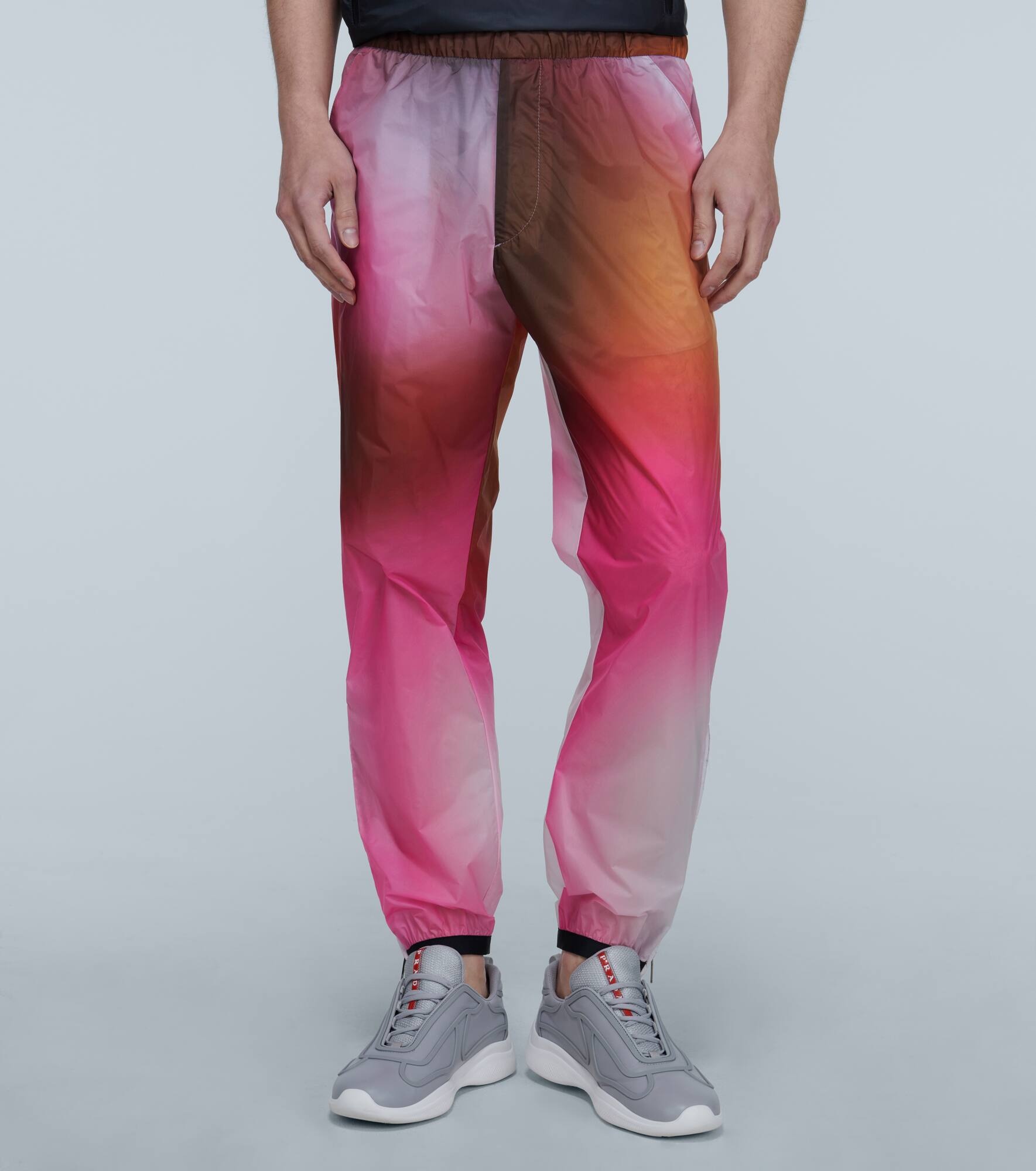 printed technical pants - 3