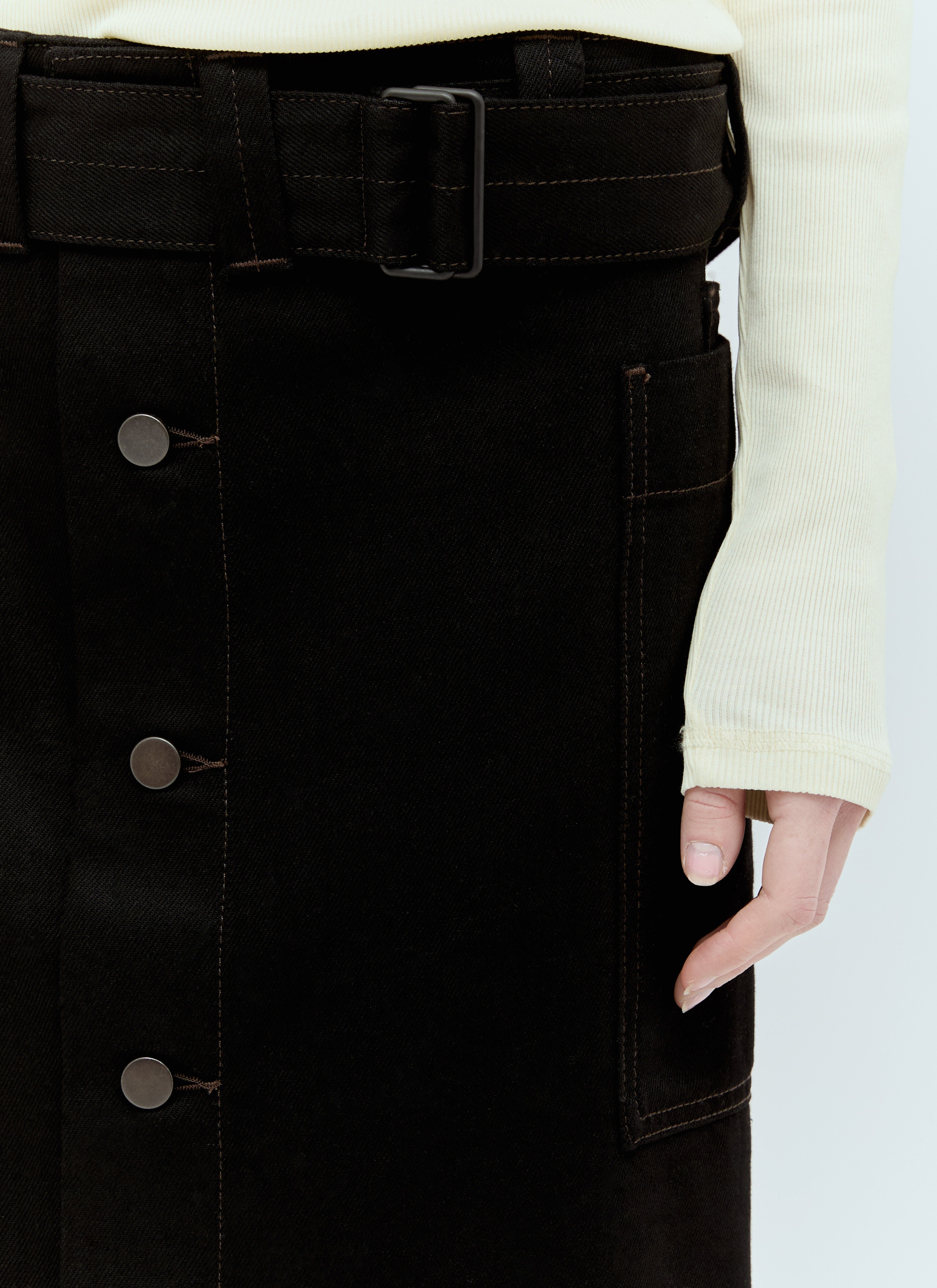 Lemaire Lemaire Women Belted Apron Skirt | luosophy | REVERSIBLE