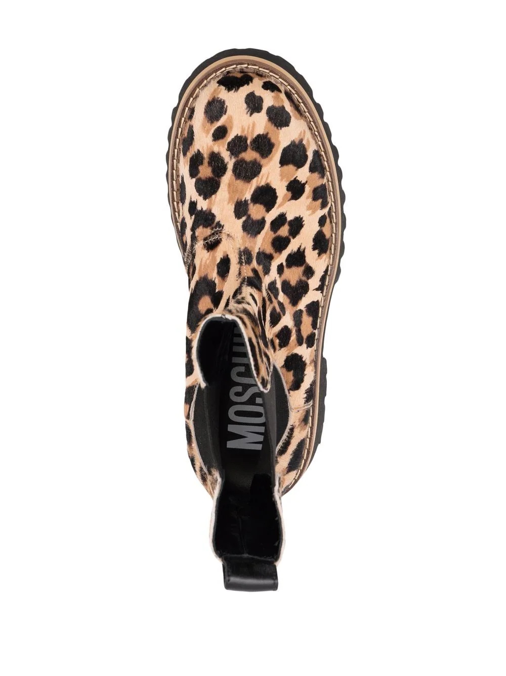 leopard-print Chelsea boots - 4