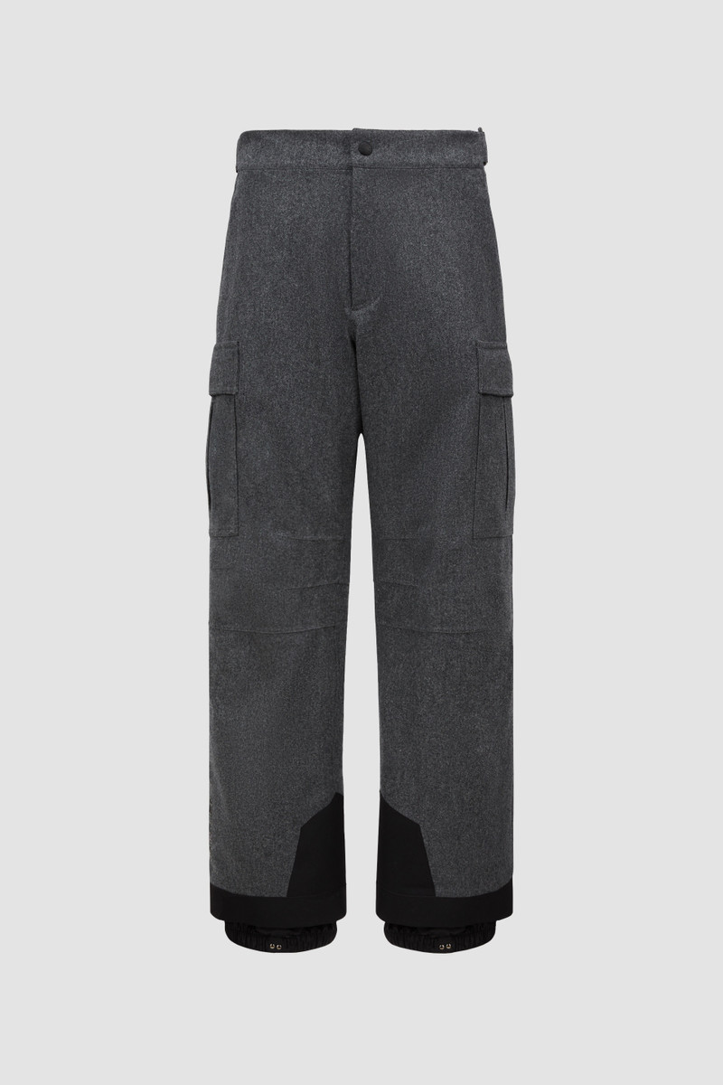 Padded Technical Wool Ski Pants 1