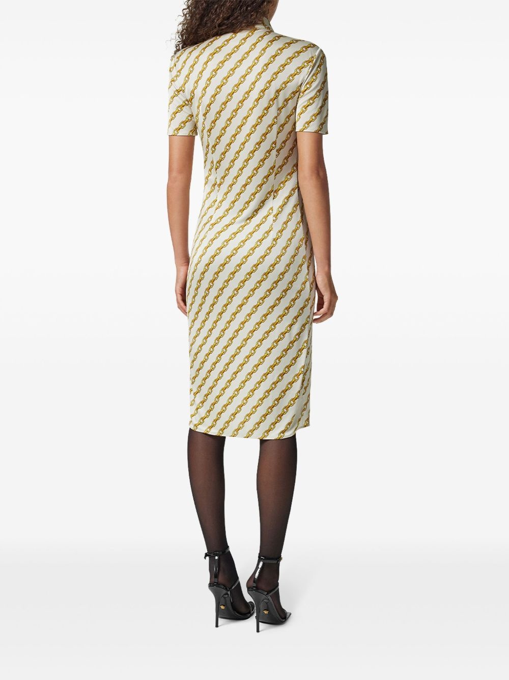 printed midi dress - 4