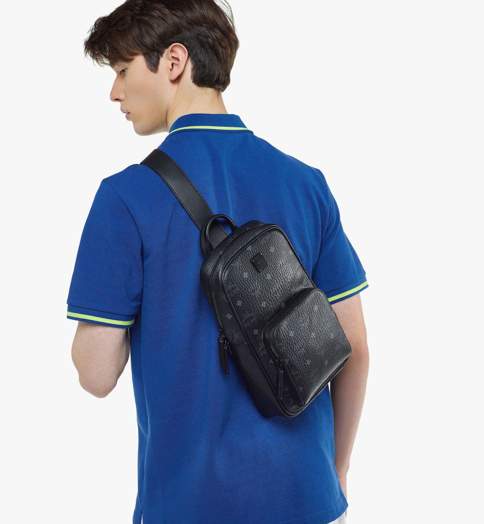 Metro Fusion - MCM Aren Sling Bag in Visetos - Backpacks