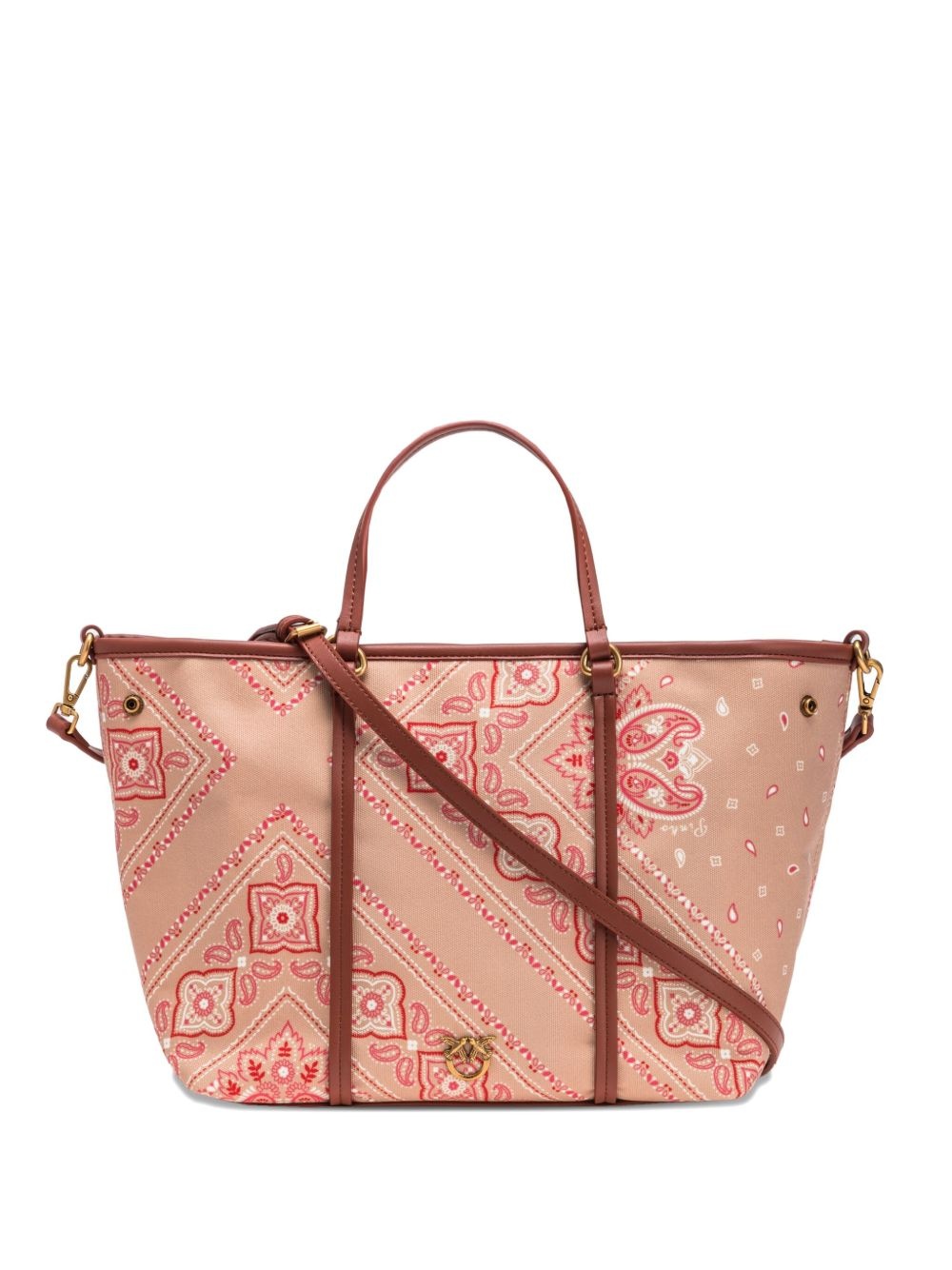 paisley-print tote bag - 1
