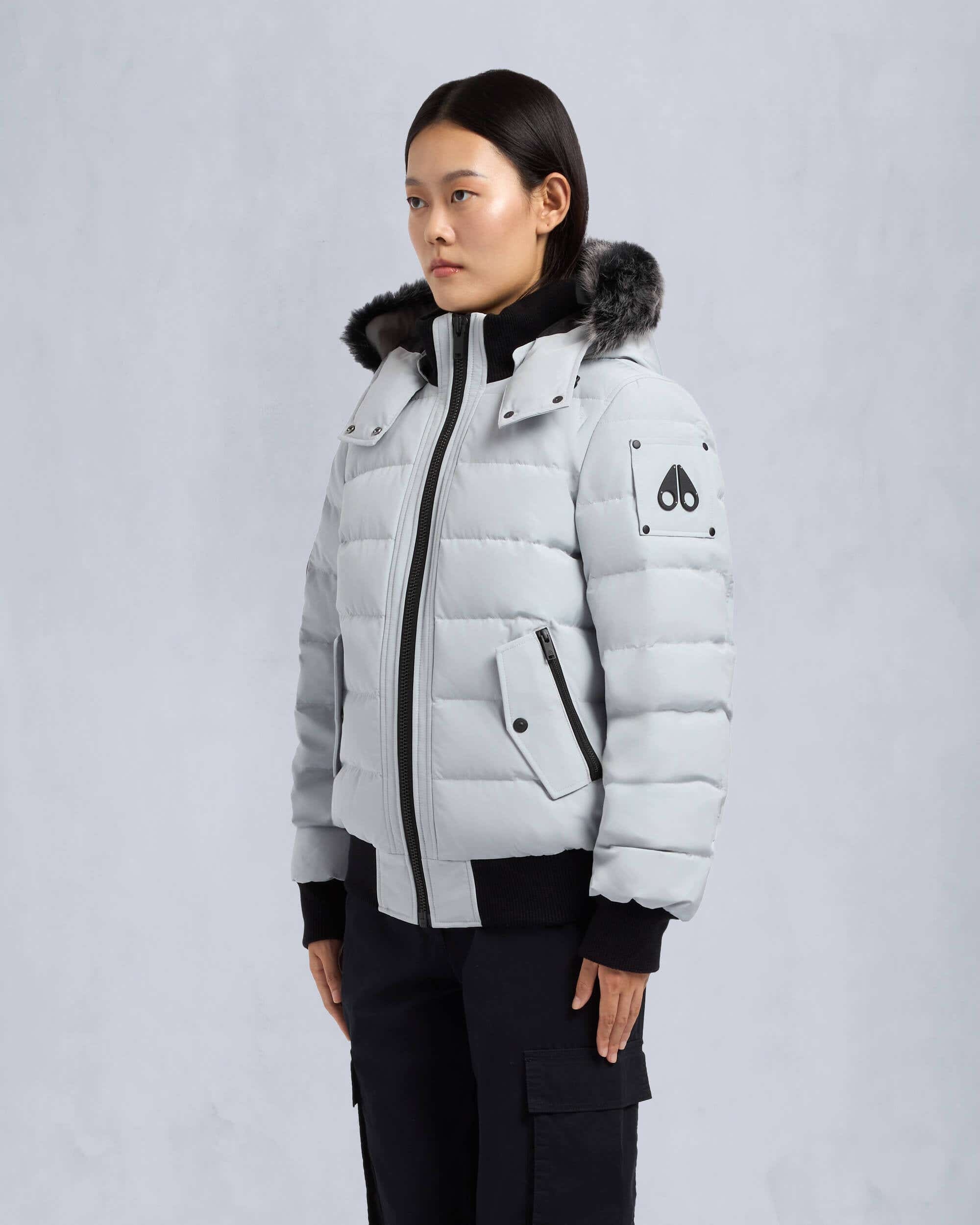 ONYX LADRIERE SHEARLING BOMBER JACKET - 3