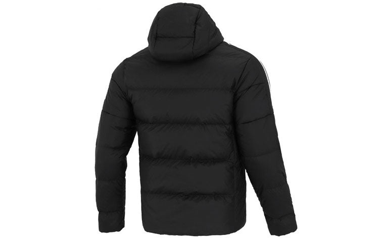 adidas Casual Sports hooded Stay Warm Down Jacket Black GT9141 - 2