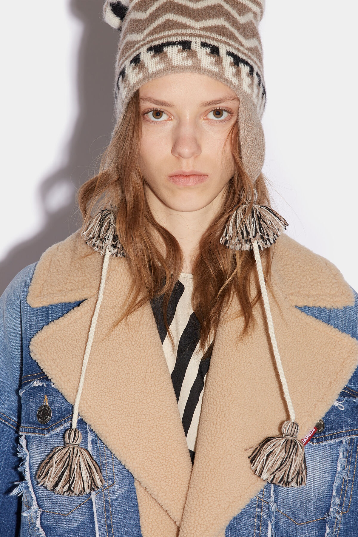 SHERLING OVER JEAN JACKET - 4