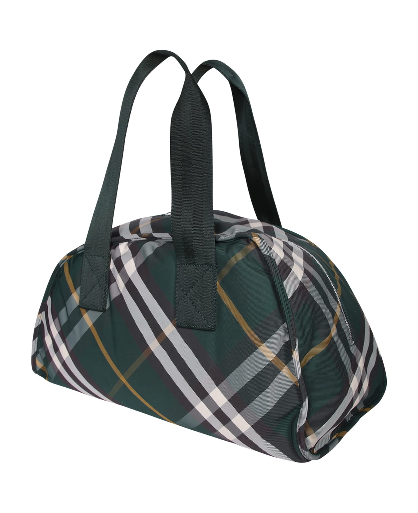 Shield Duffle Check Green Bag - 2