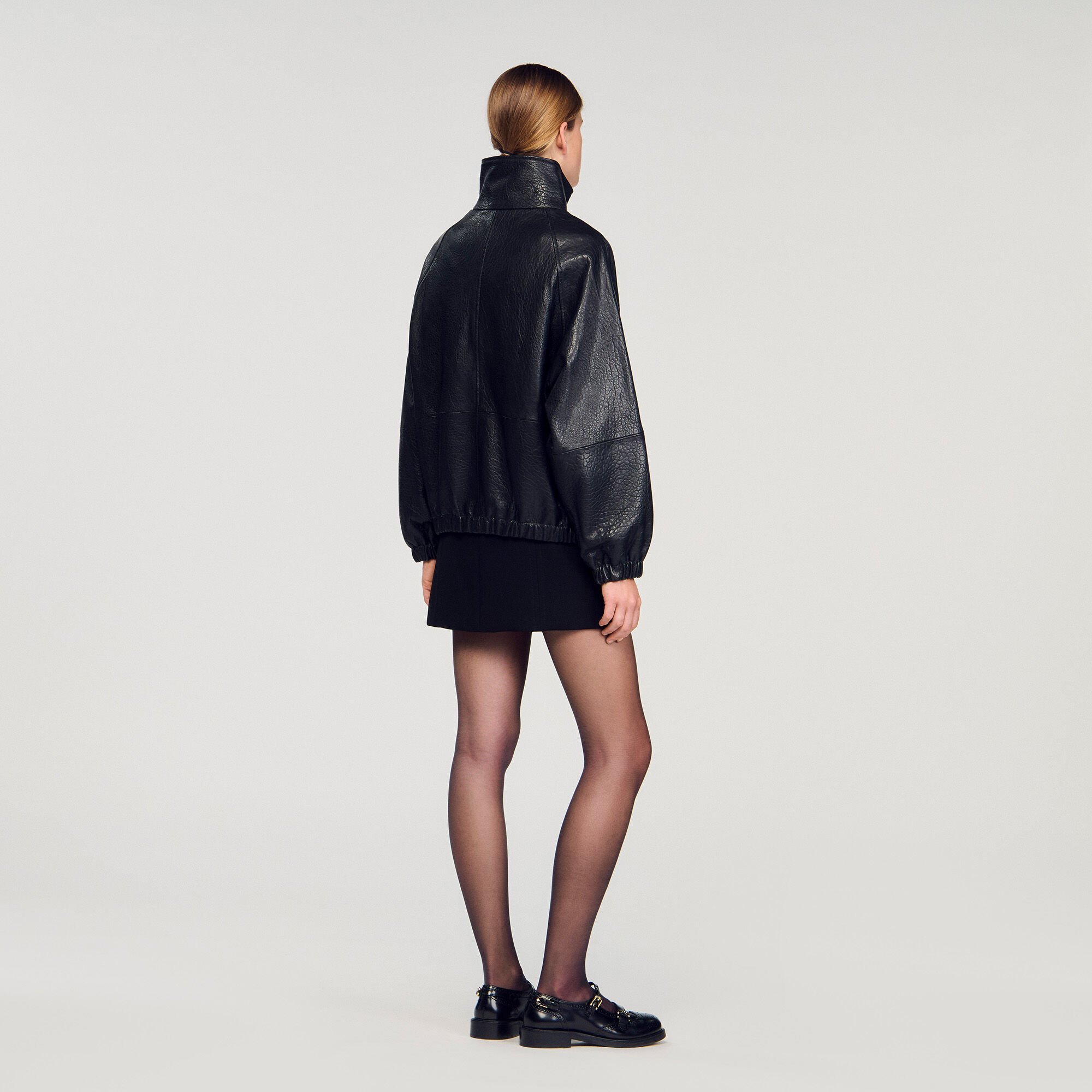 OVERSIZED LEATHER JACKET - 5