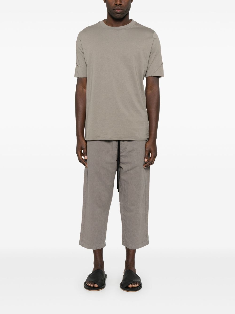 seam-detail T-shirt - 2