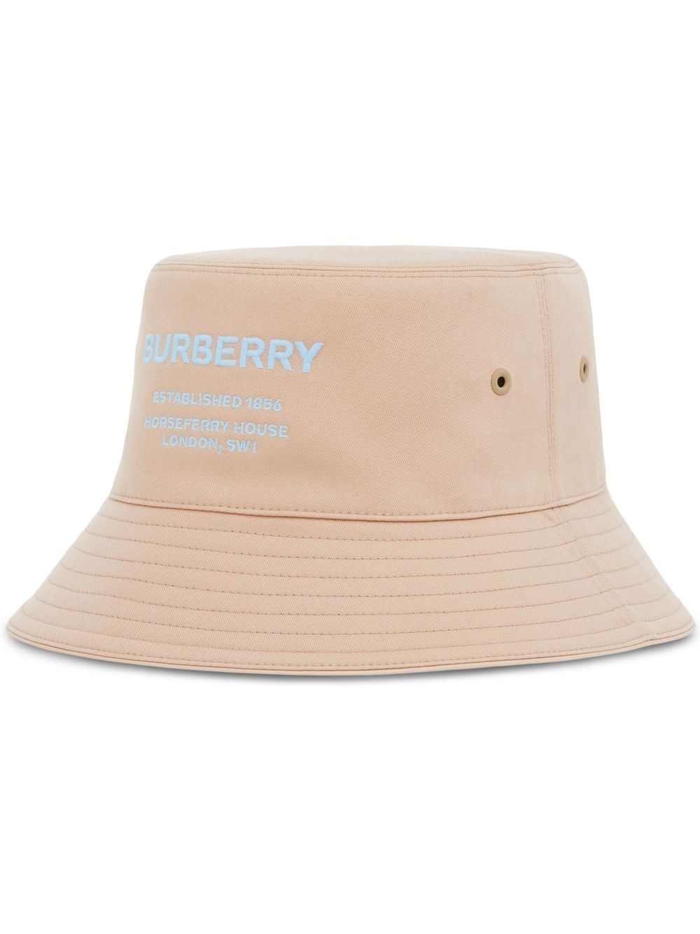 logo-embroidered bucket hat - 1