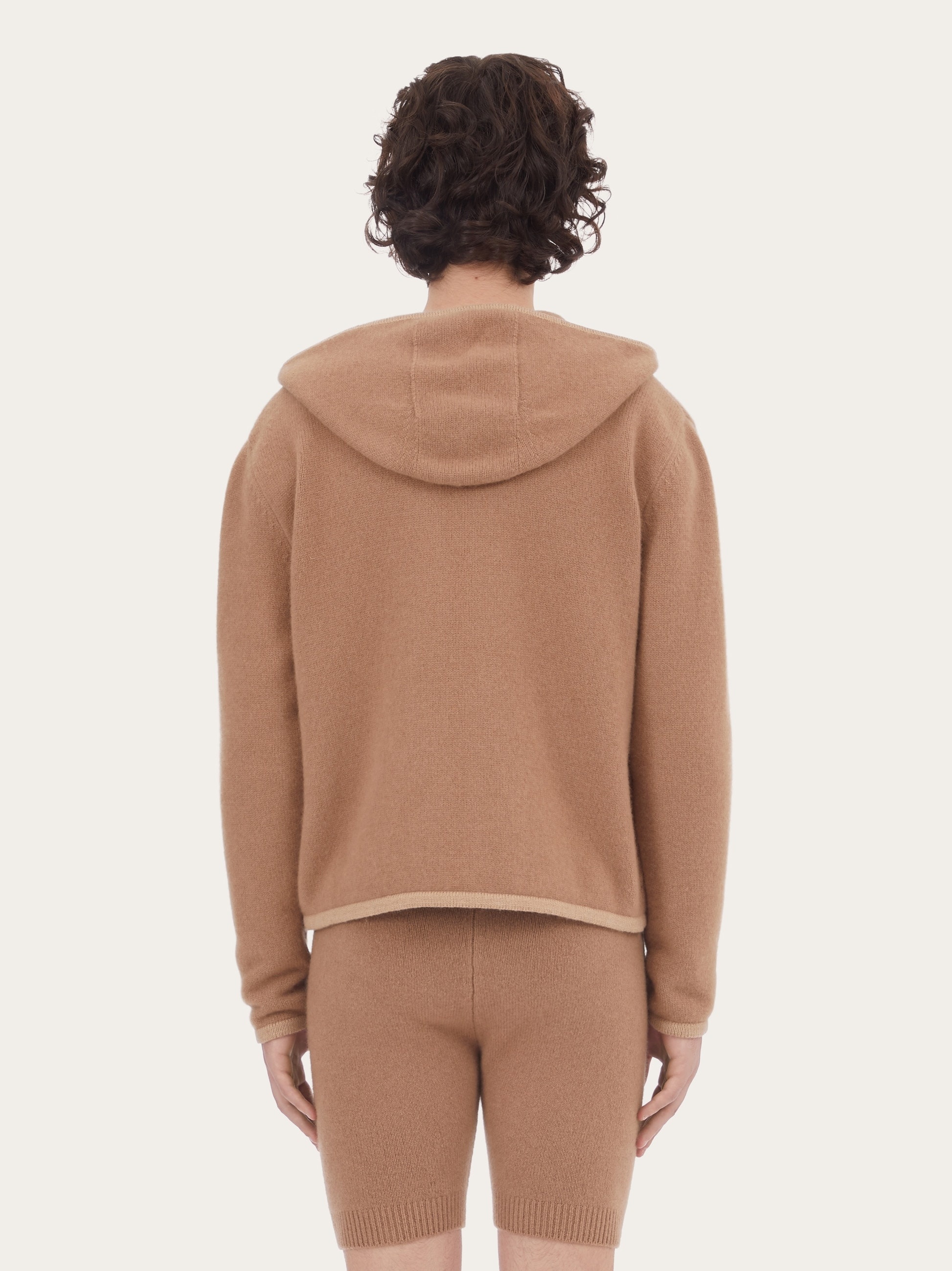 Knitted zip blouson - 3