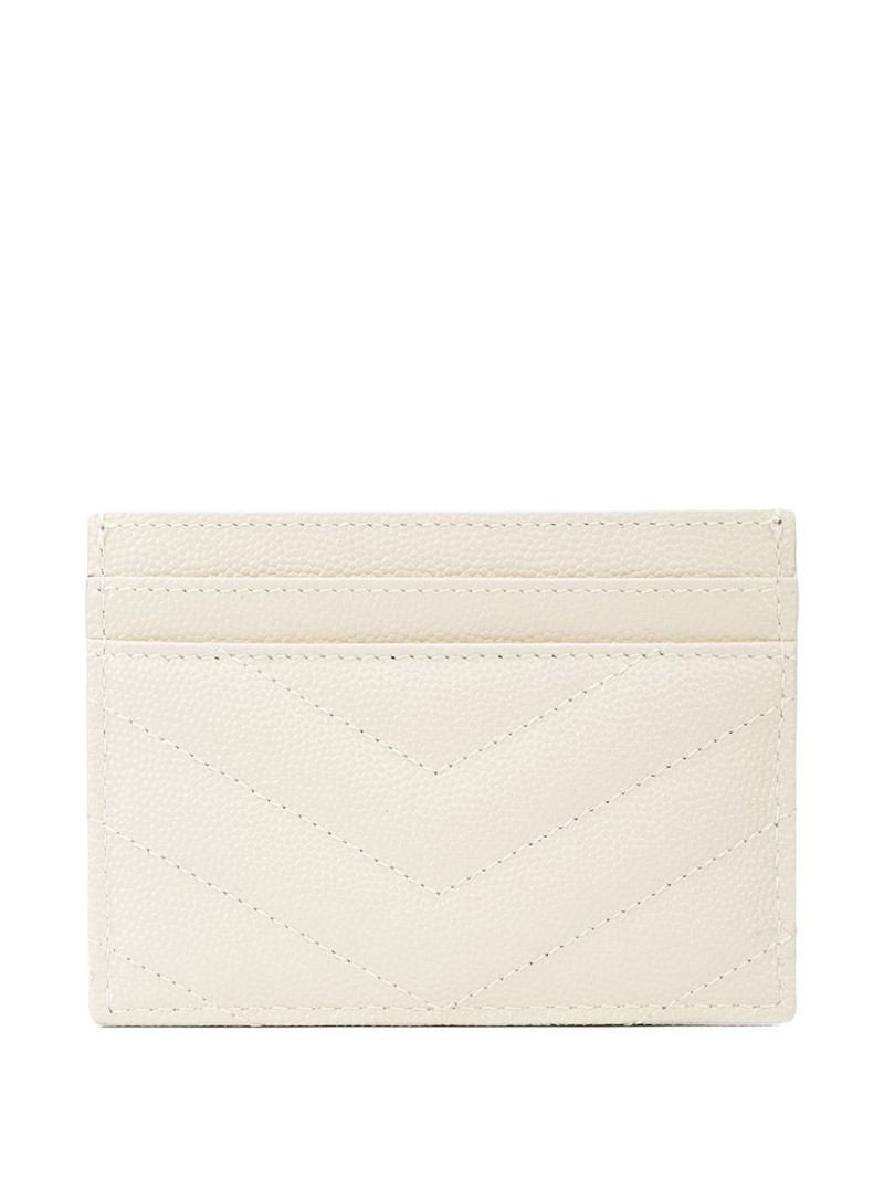 SAINT LAURENT Monogram quilted card holder outlook