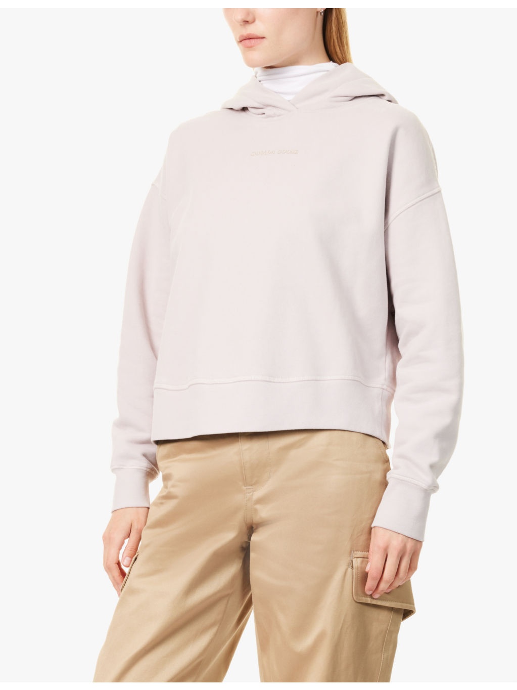 Muskoka rubberised-branding cotton-jersey hoody - 3