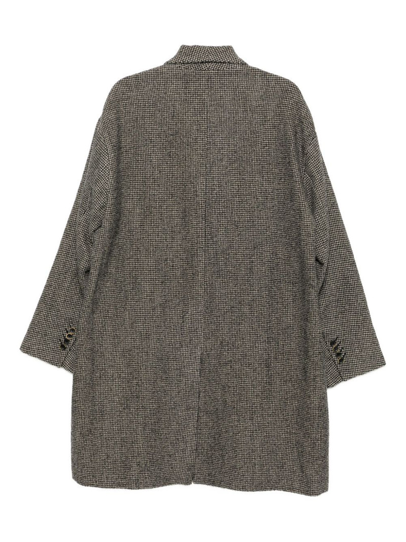 UMA WANG checkered coat outlook